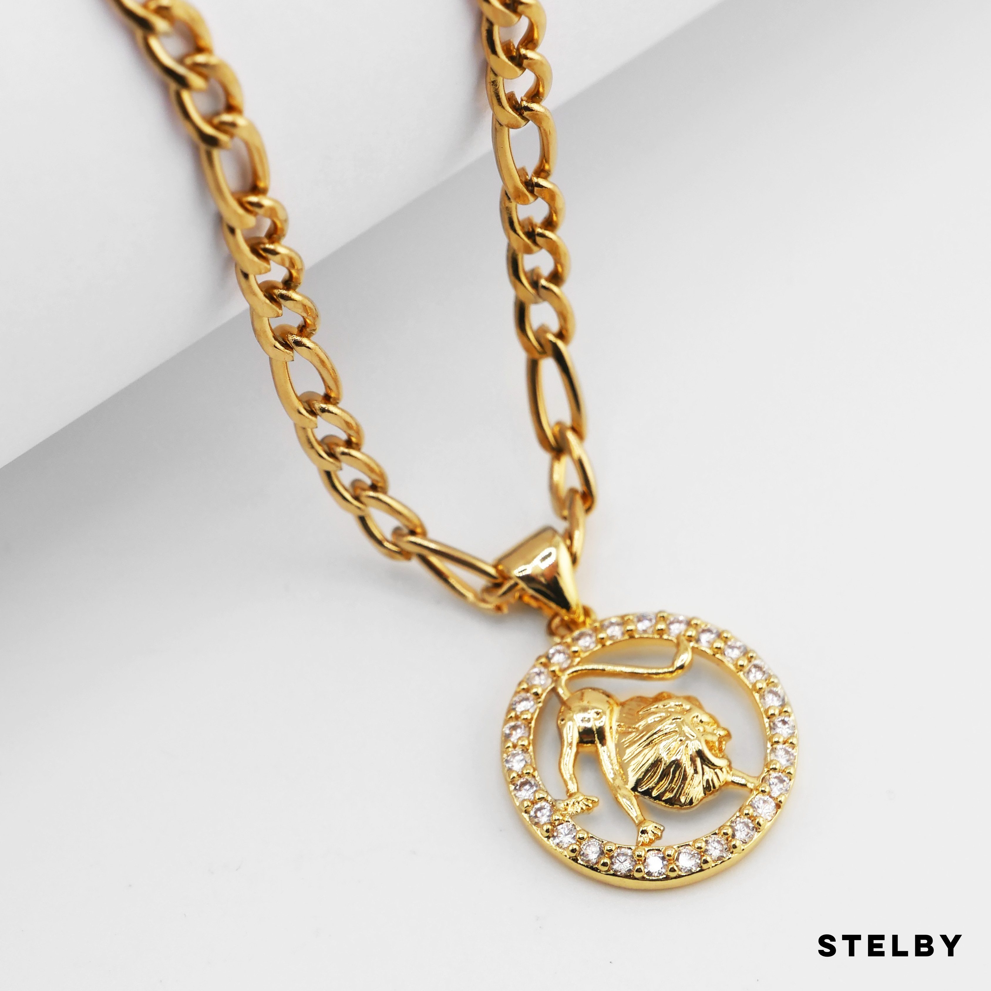 Stelby Kette mit Anhänger Sternzeichen Löwe günstig online kaufen