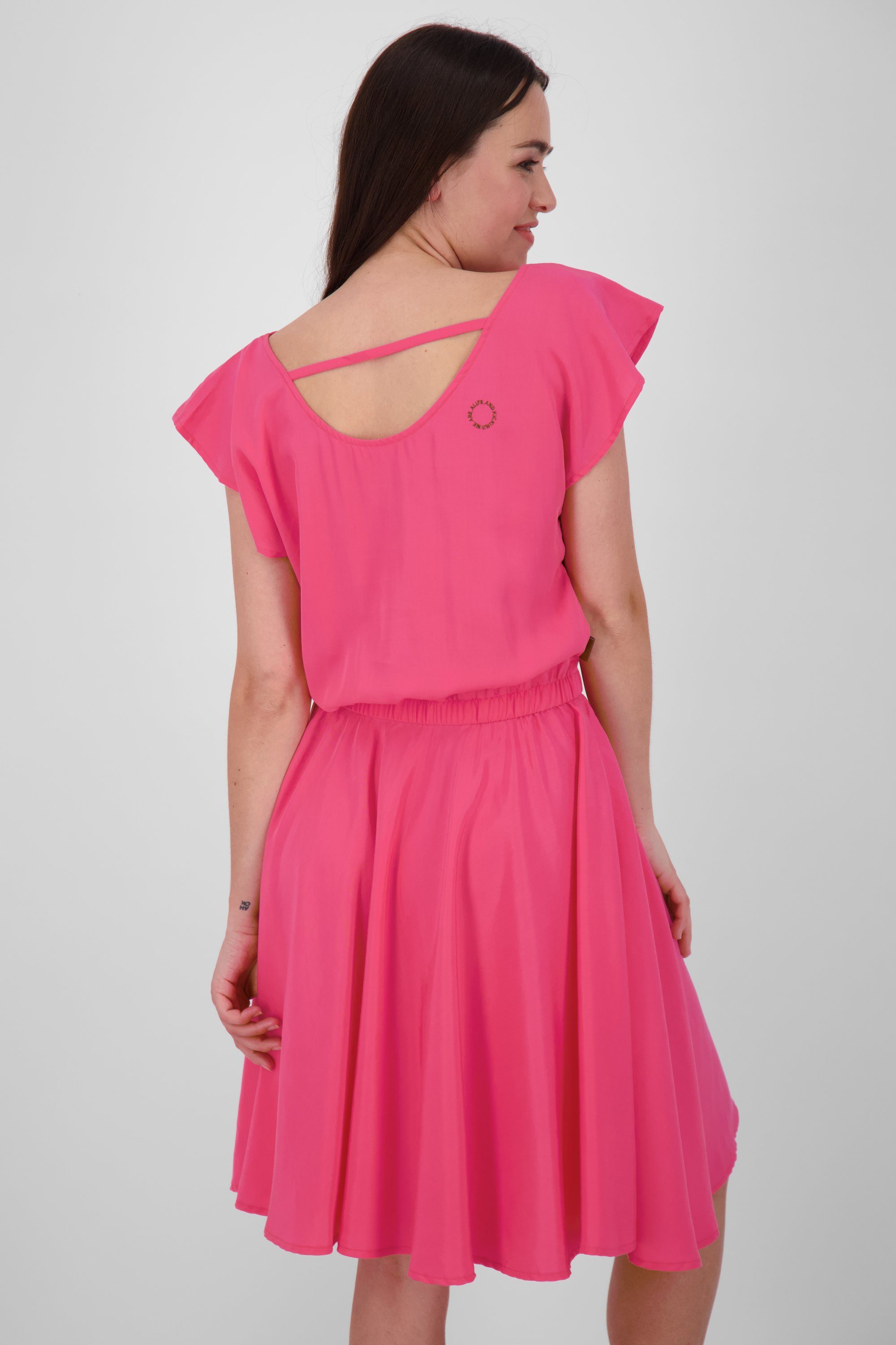 Alife Jerseykleid Damen Kickin flamingo & Sommerkleid, Kleid Dress IsabellaAK