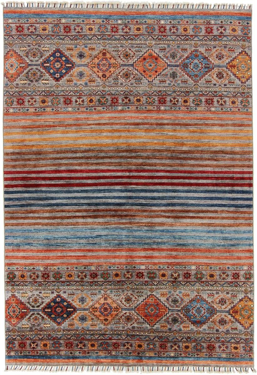 Orientteppich Arijana Shaal 165x238 Handgeknüpfter Orientteppich, Nain Trading, rechteckig, Höhe: 5 mm