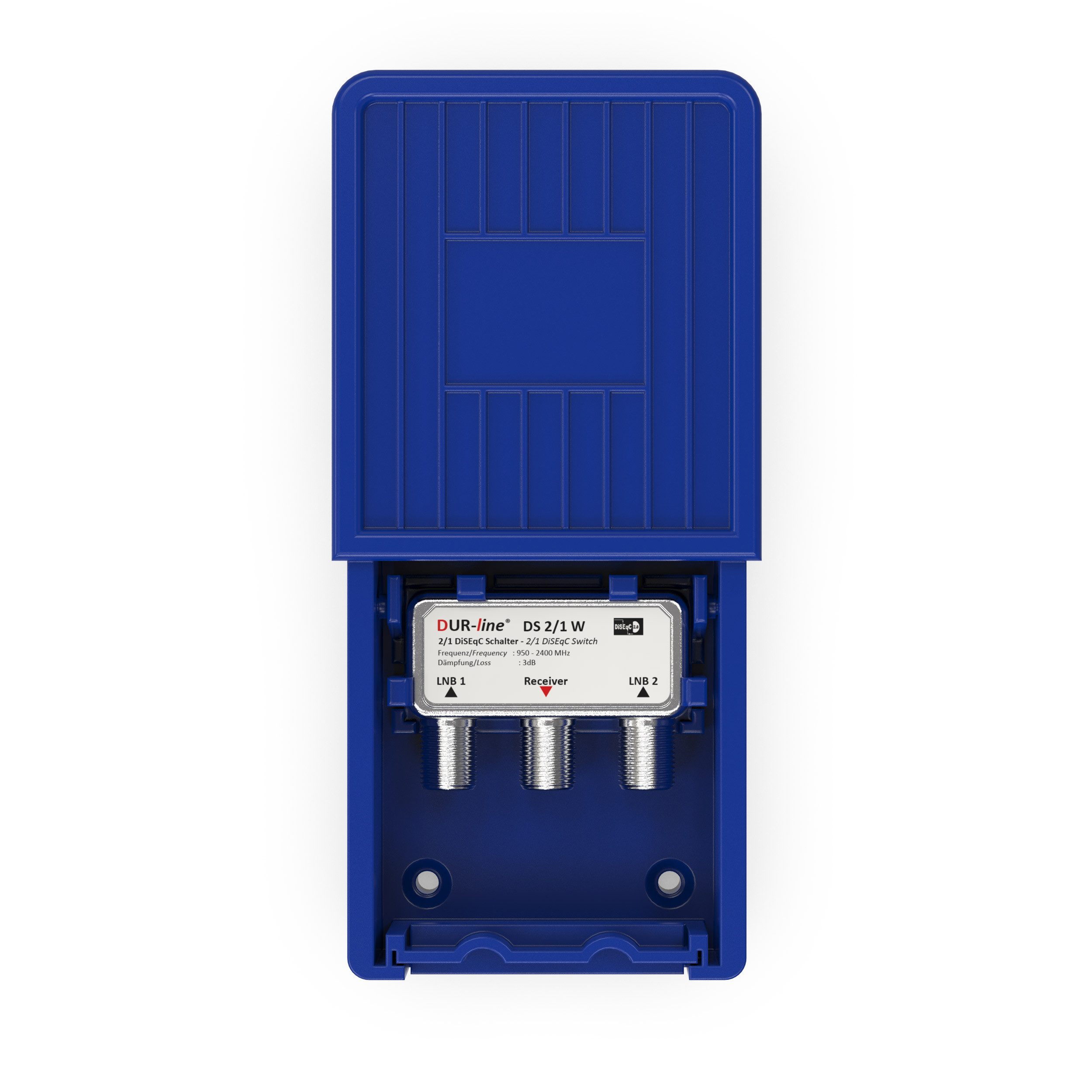 DUR-line SAT-Multischalter DUR-line DS 2-1 W - DiSEqC-Schalter