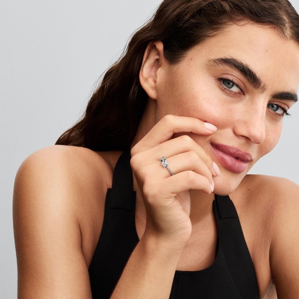 Pandora Fingerring PANDORA Disney Stitch Ring aus 925er Silber mit Zirkonia günstig online kaufen