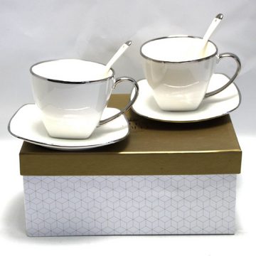 Queen Isabell Tasse W23SV60-06358, Porzellan-Kaffeetassen-Set