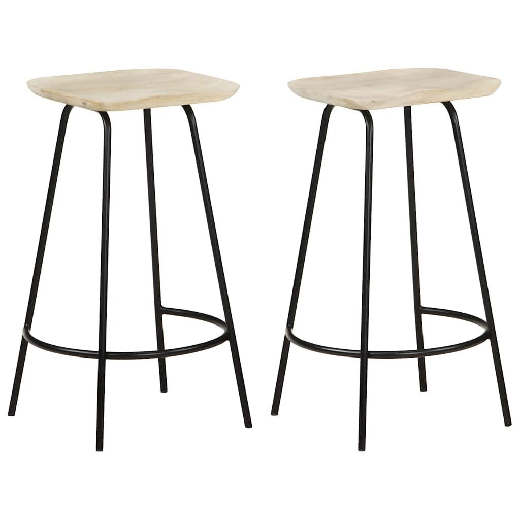 Barhocker Barhocker 2 Stk. Massivholz