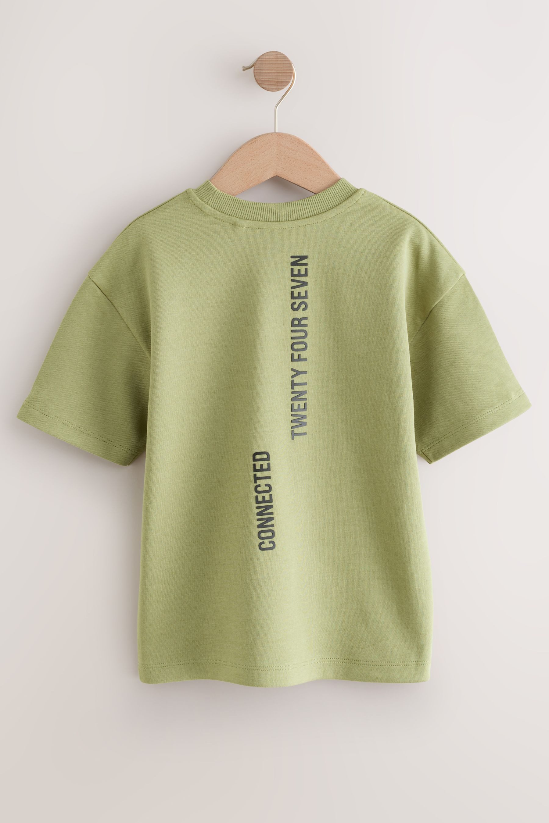 Next Print-Shirt Kurzarm-T-Shirt aus schwerem Material günstig online kaufen