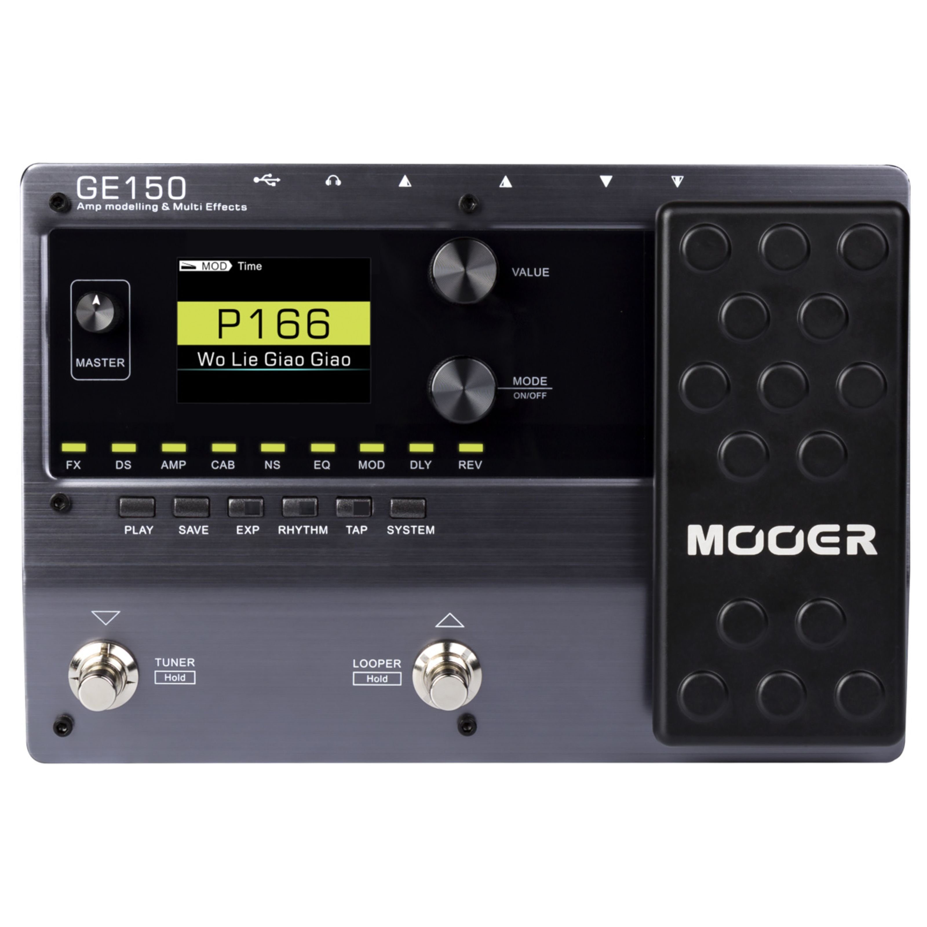 Mooer Audio Musikinstrumentenpedal, (Effekte, Multi-Effekte), GE150 - Multieffektgerät für Gitarren