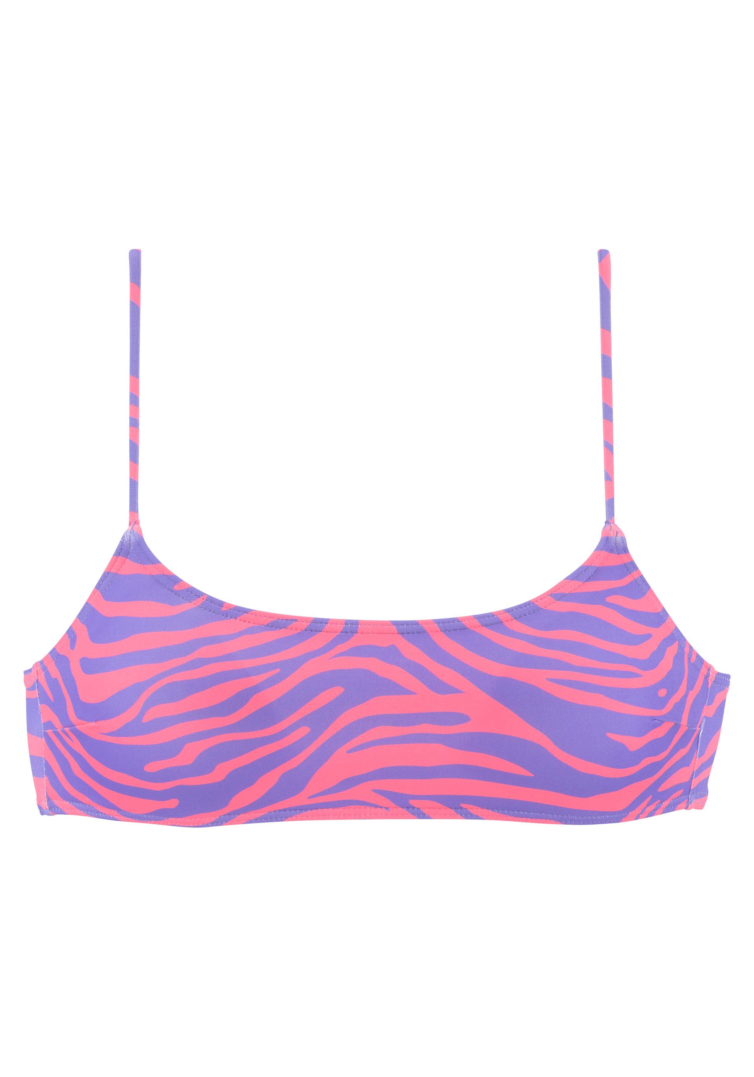 Venice Beach Bustier-Bikini-Top Fjella, in zweifarbiger Animal-Optik günstig online kaufen