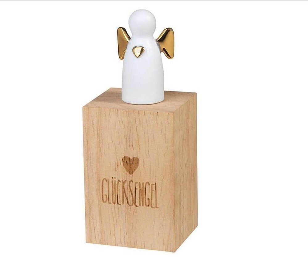 Räder Design Engelfigur 88628, Mitbringsel Glücksbringer Porzellan Deko