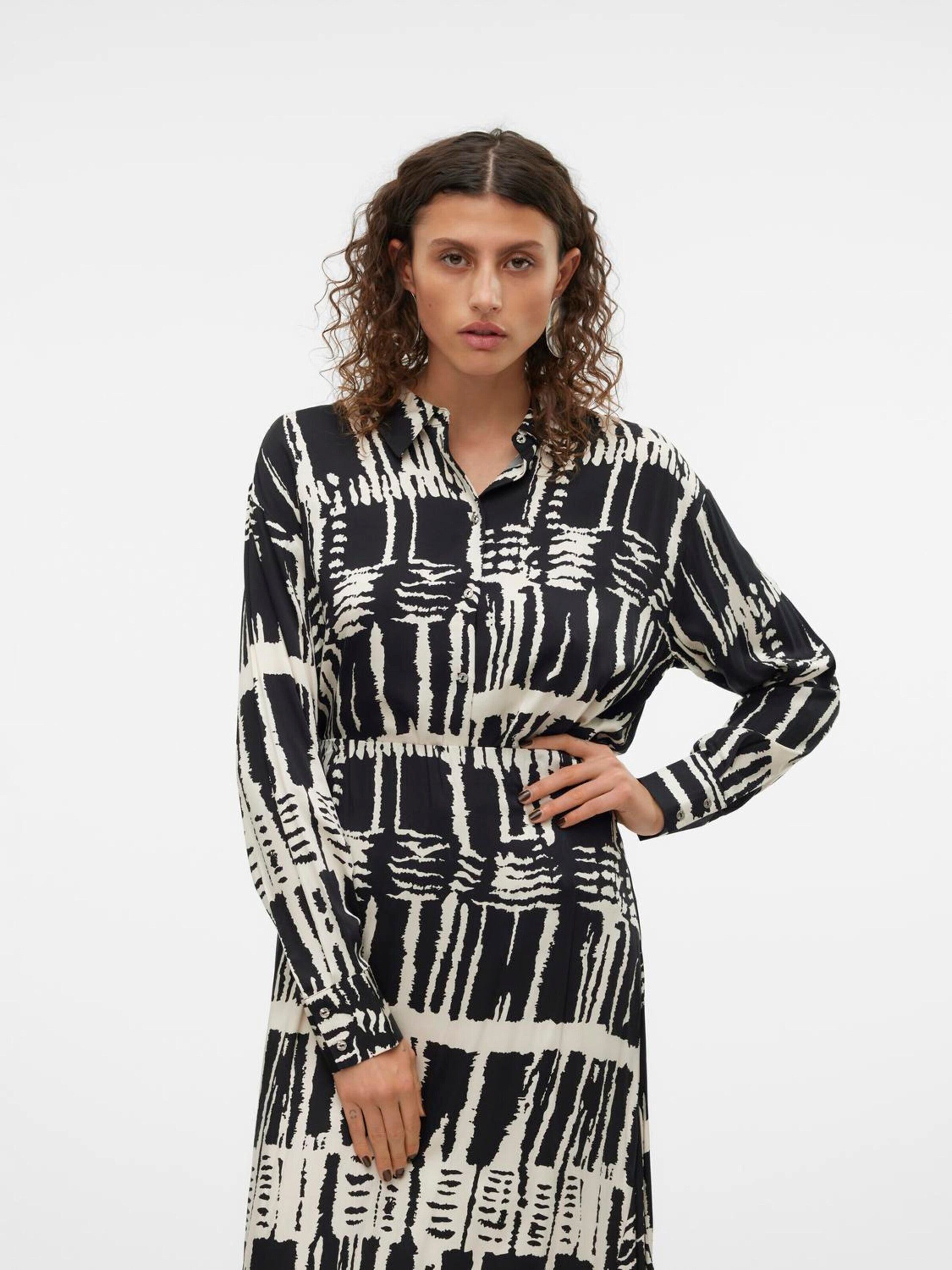 Vero Moda Langarmbluse VMCINDY CLEO (1-tlg) Plain/ohne Details