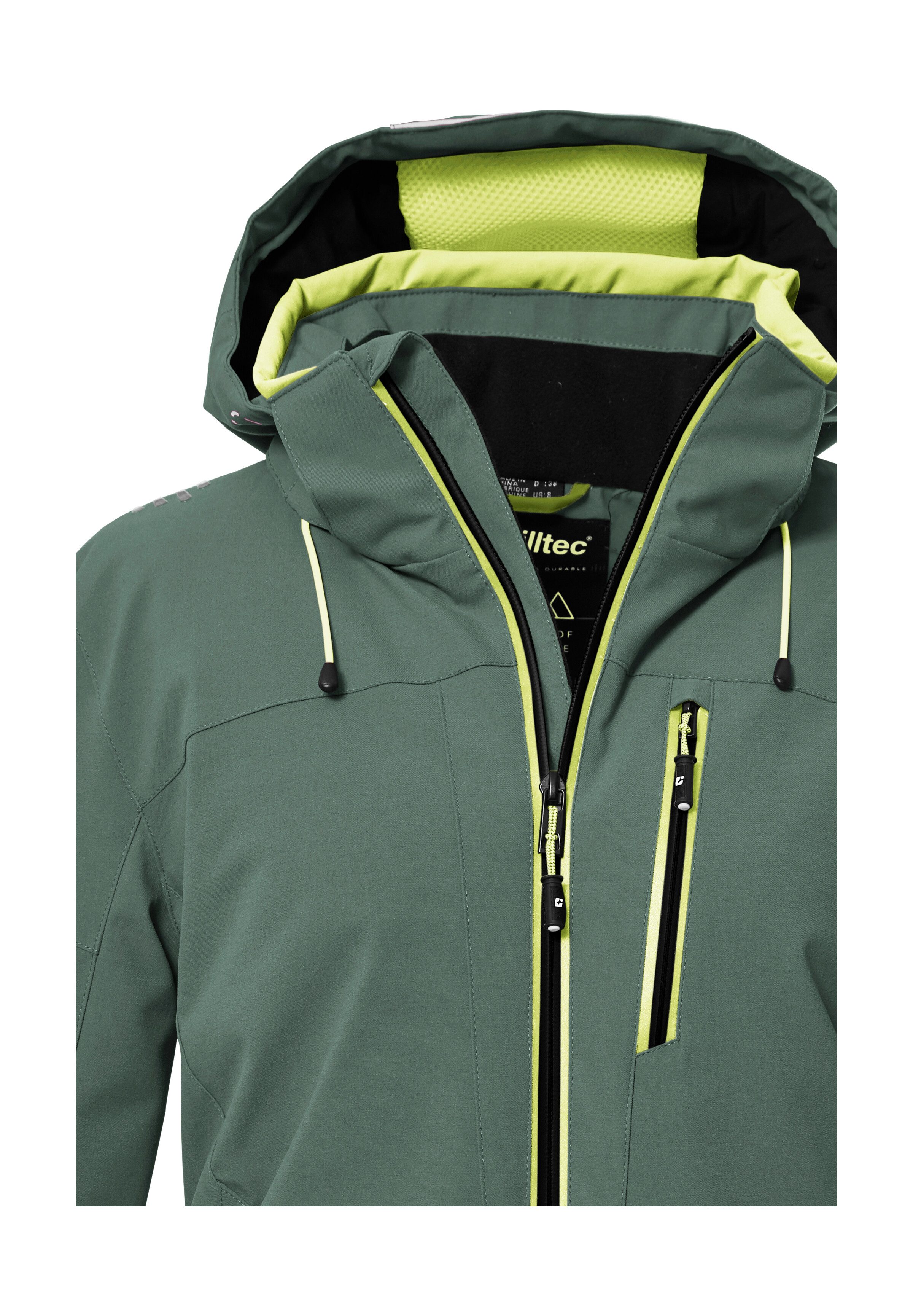 Killtec Skijacke KSW 81 WMN SKI JCKT Wasserdichte, atmungsaktive Winterjacke mit abnehmbarer Kapuze