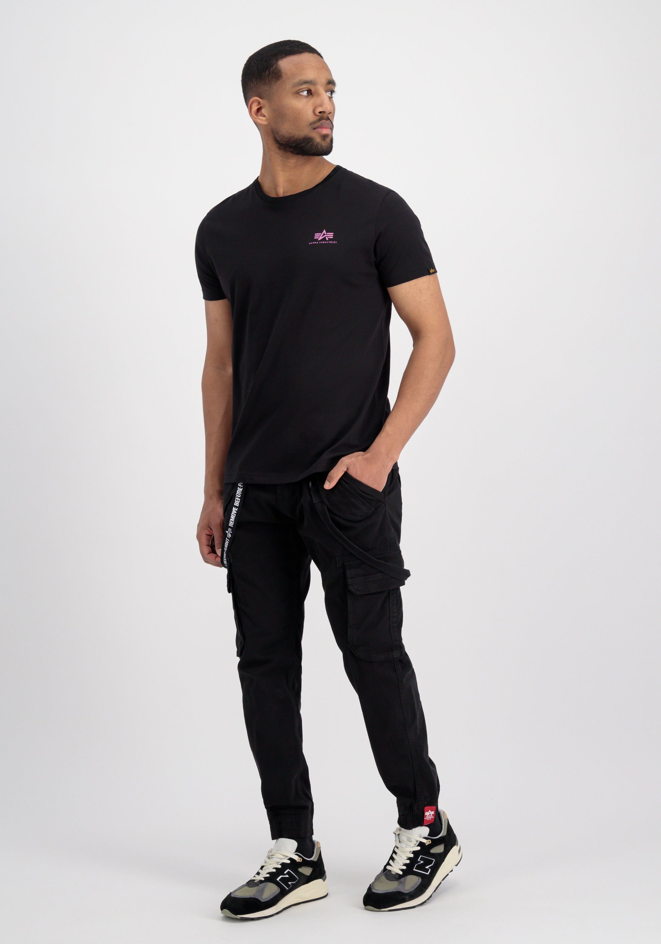 Alpha Industries T-Shirt Men T mag. dark T-Shirts Alpha Industries Backprint black - 