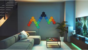 nanoleaf LED Dekolicht Nanoleaf Shapes Ultra Black Hexagons Starter Kit - 9PK, LED fest integriert