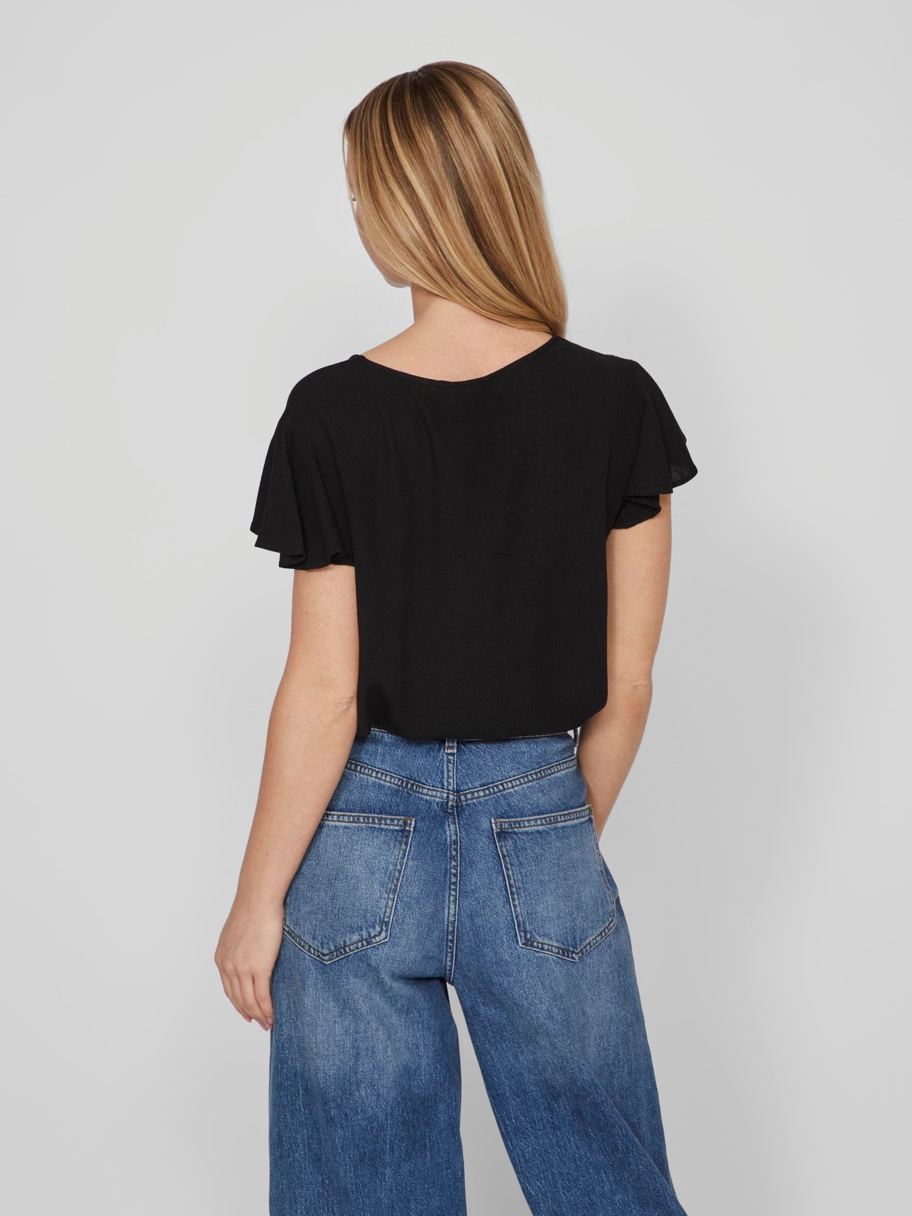 Vila Kurzarmshirt VIMESA TAPE DETAIL S/S günstig online kaufen