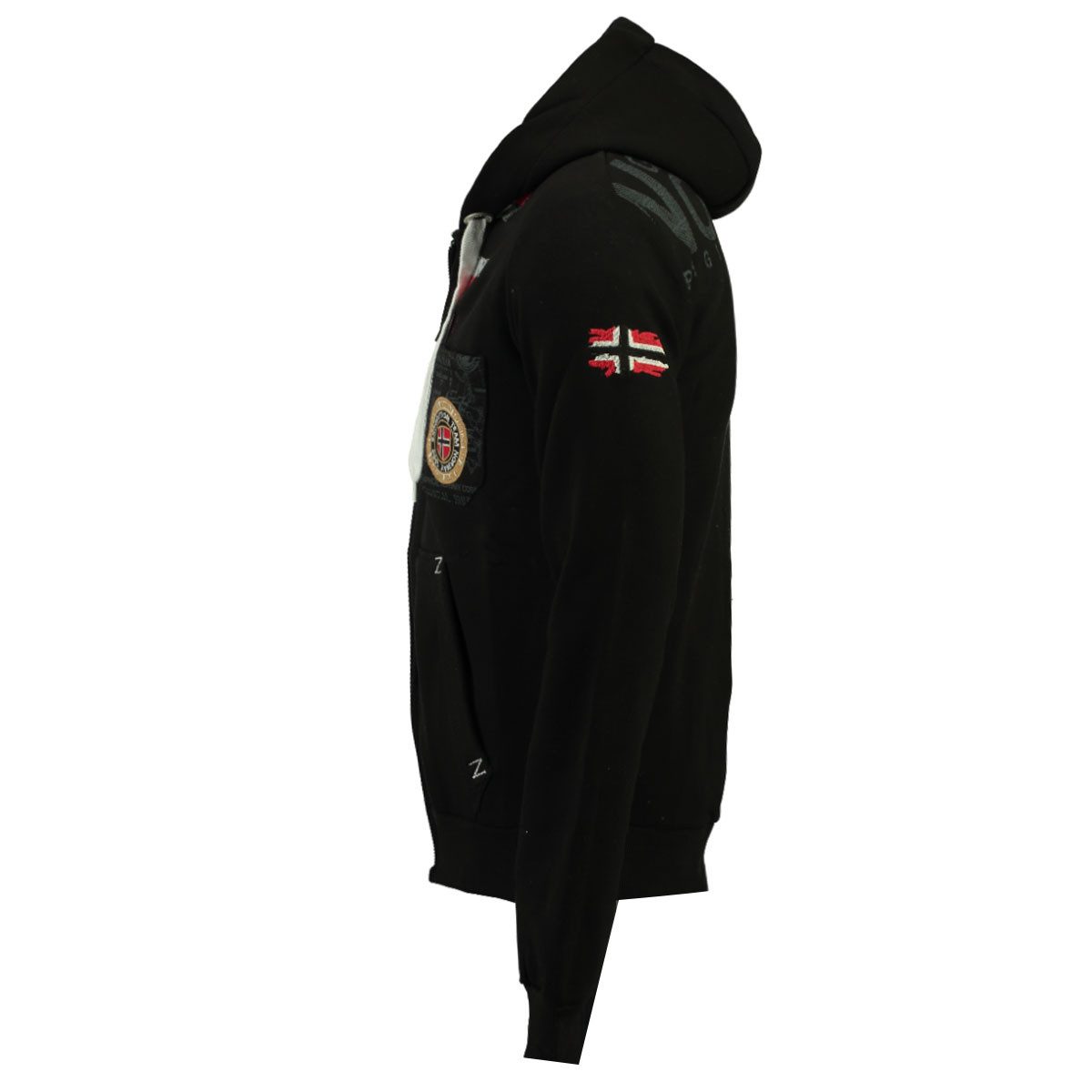 Geographical Norway Funktionsjacke Geographical Norway Herren Sweatjacke 625 M Schwarz
