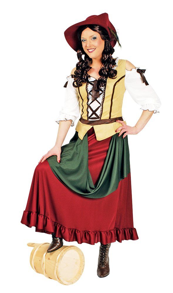 Das Kostümland Kostüm Tavernen Mädchen Kostüm Mittelalter Damen