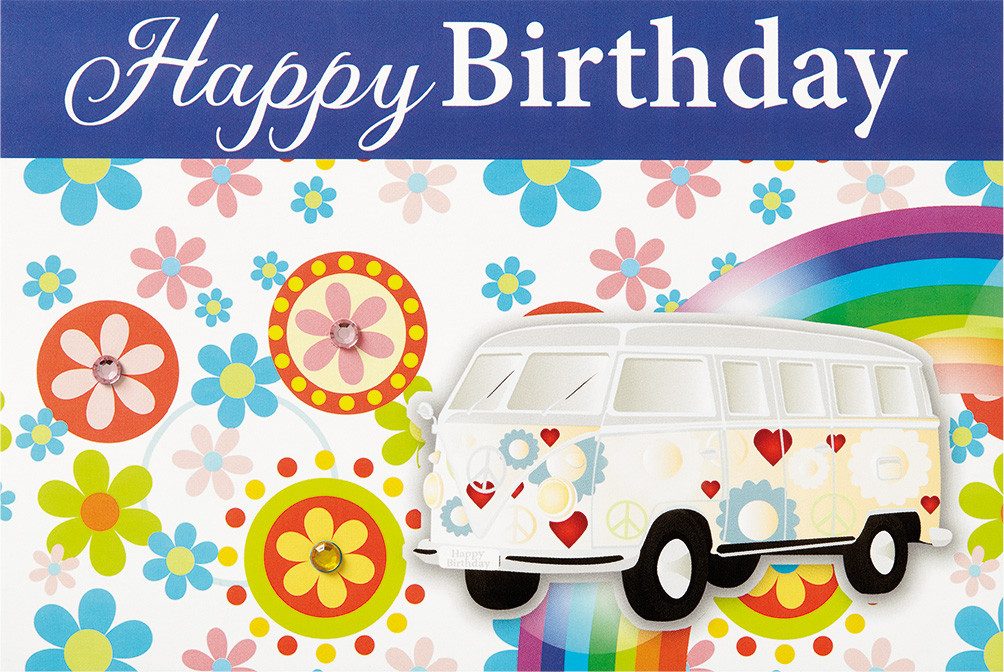 Grußkarten Geburtstag - PopUp-Card - Klappkarte mit 3D-Innenleben - Grußkarte
