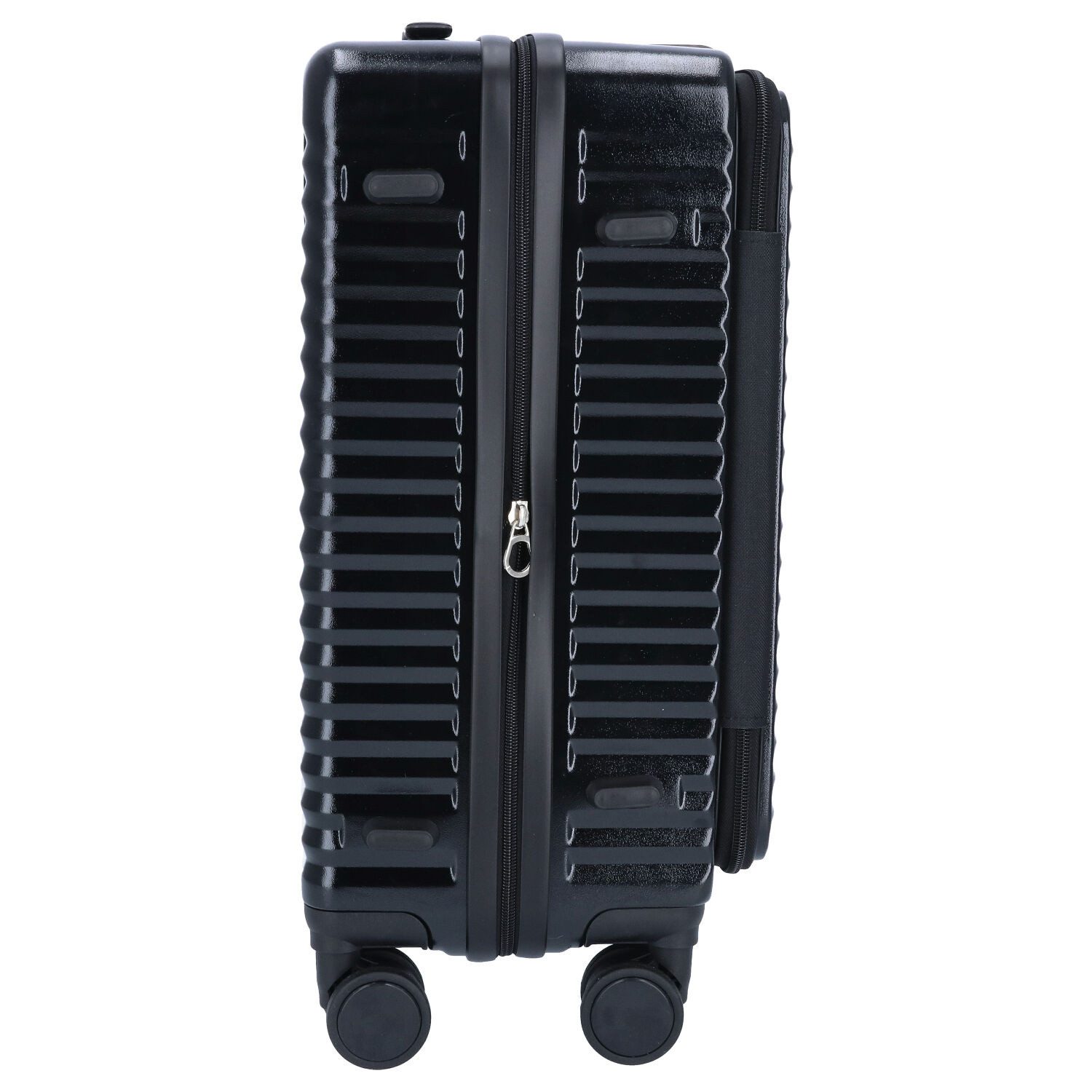 TheTrueC Koffer TheTrueC 4-Rad Trolley S - MONACO Black, 4 Rollen Rollen