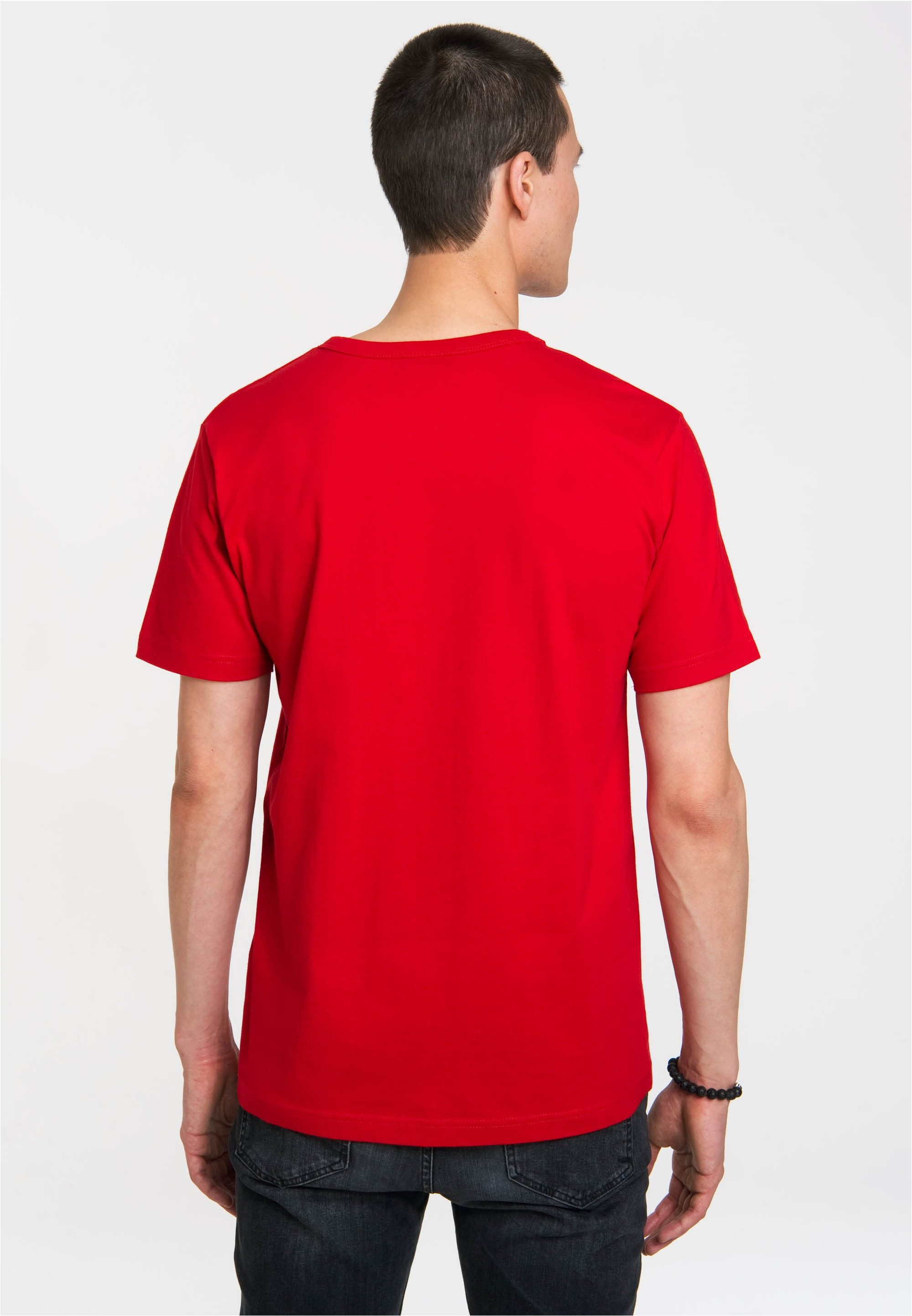 LOGOSHIRT T-Shirt Big Bang Theory, Bazinga mit coolem Print