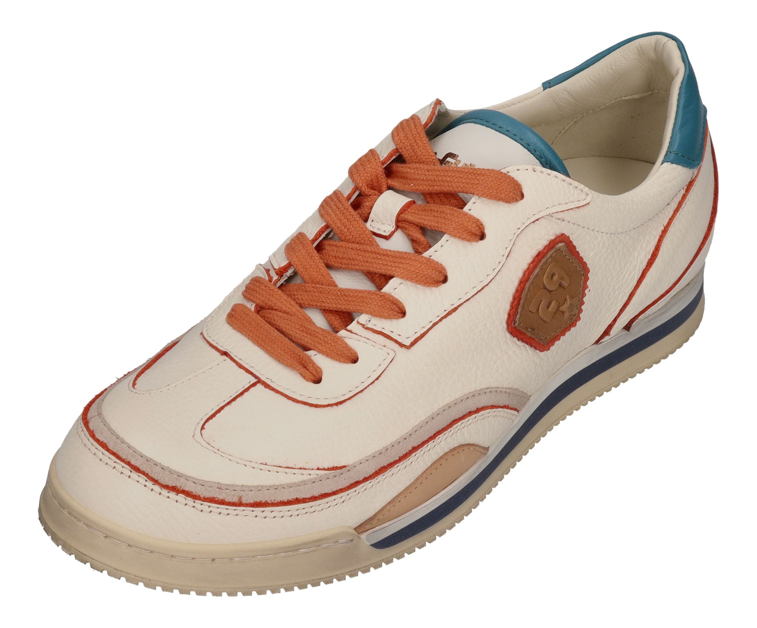 Kamo-Gutsu SCUDO 006 Sneaker Crema + Arancio
