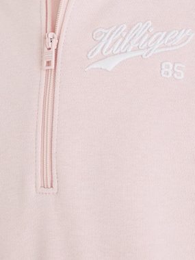 Tommy Hilfiger Sweatkleid HILFIGER SCRIPT HWK DRESS mit Logo-Stickereien