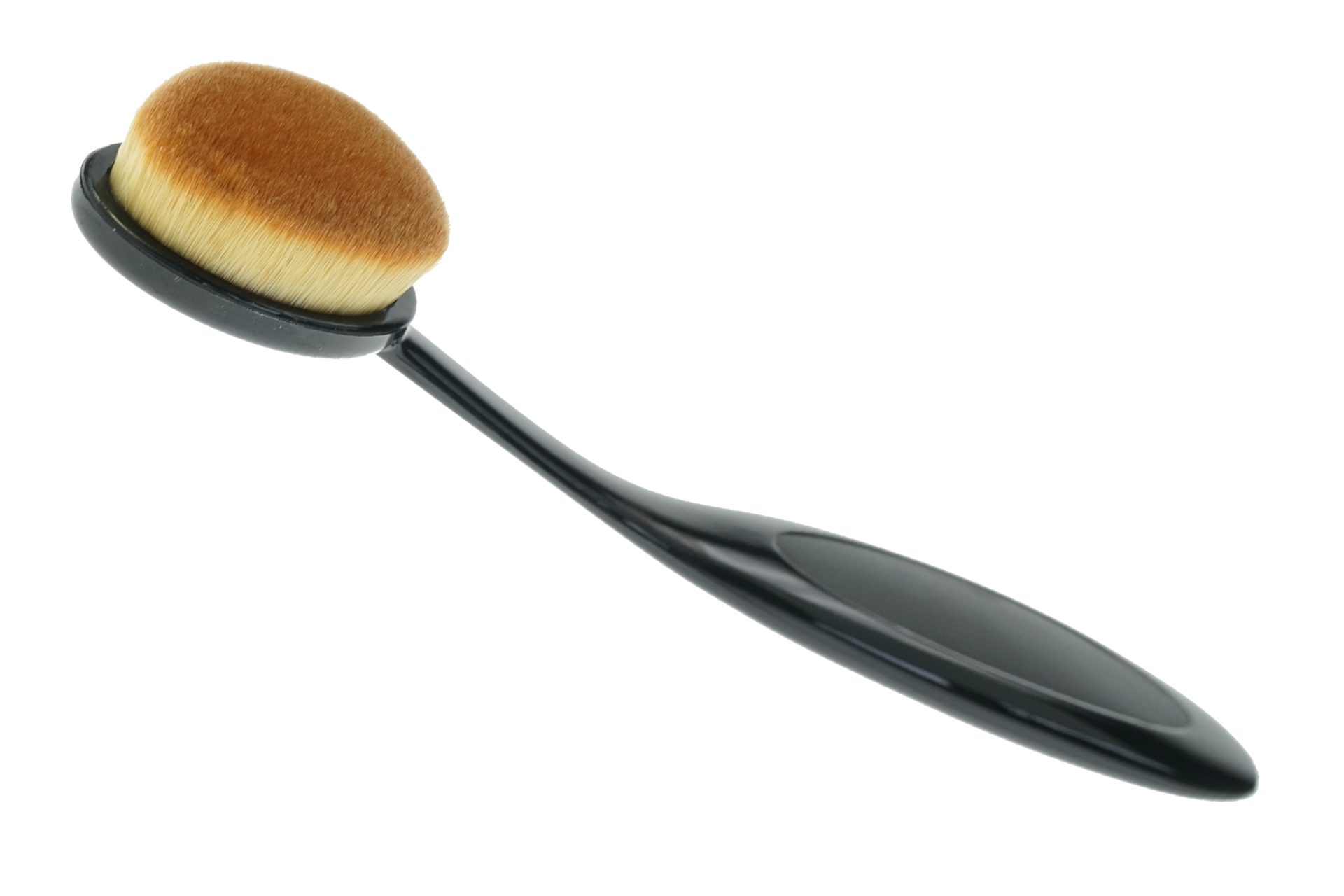 Fantasia Beauty Foundationpinsel Make-up Bürste, Kopf oval mittel, Länge: 14,8 cm, 1 tlg., Superdichtes, weiches Synthetik-Haar, Vegan