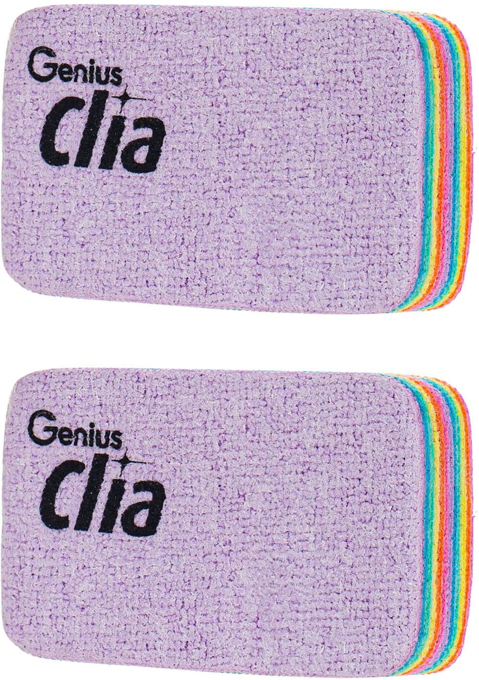 Genius Pfannen-Set Bonafit Ø 20, 24, 28 cm, inkl. Rainbow Schwämme, Set 9-tlg., Edelstahl 18/10 (Set, 9-tlg., Bonafit - Pfannen 20cm, 24cm, 28cm, 2x Deckel, 2x Einleger, 2x Schwamm), abnehmbarer Griff, hitzebeständig, spülmaschinengeeignet