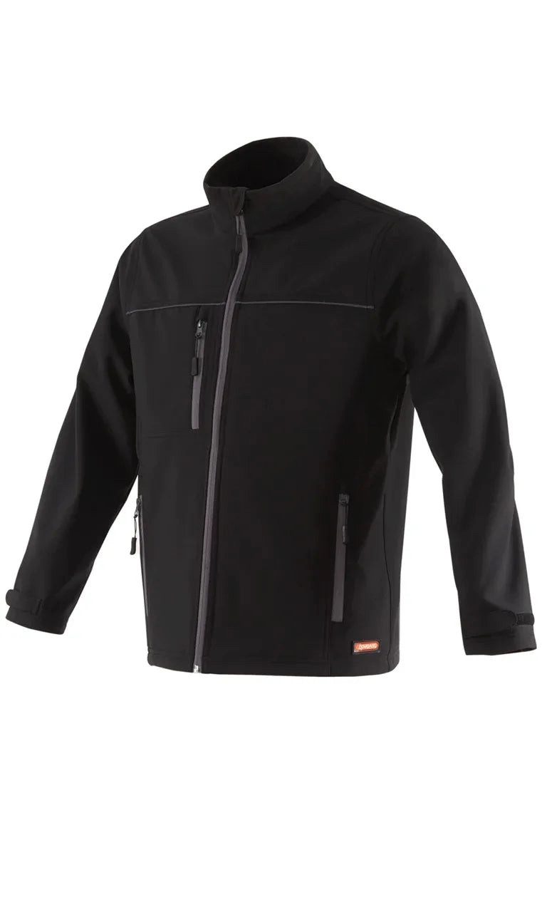 Softshelljacke Softshell Arbeitsjacke Schwarz – ISMONT 01 M038-06