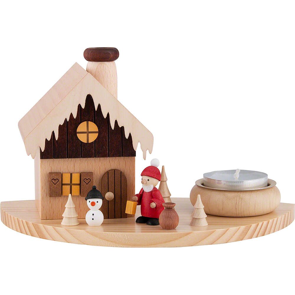 Ullrich Kunsthandwerk Фигурка курильщик Rauchhaus Weihnachtsmann (10,5cm) von Ullrich Kunsthandwerk