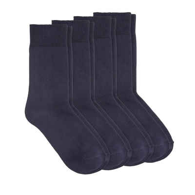 MUSTANG Шкарпетки Unisex Basic Socks (24-Paar) mit geripptem rutschfesten Komfortbund, 24 Paar