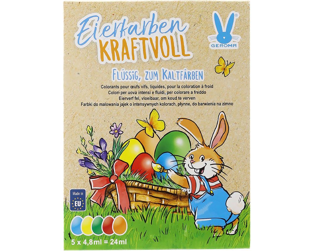 Rodermund Eierfarbe Eierfarben Kraftvoll Flüssigkapseln 5 Farben zum