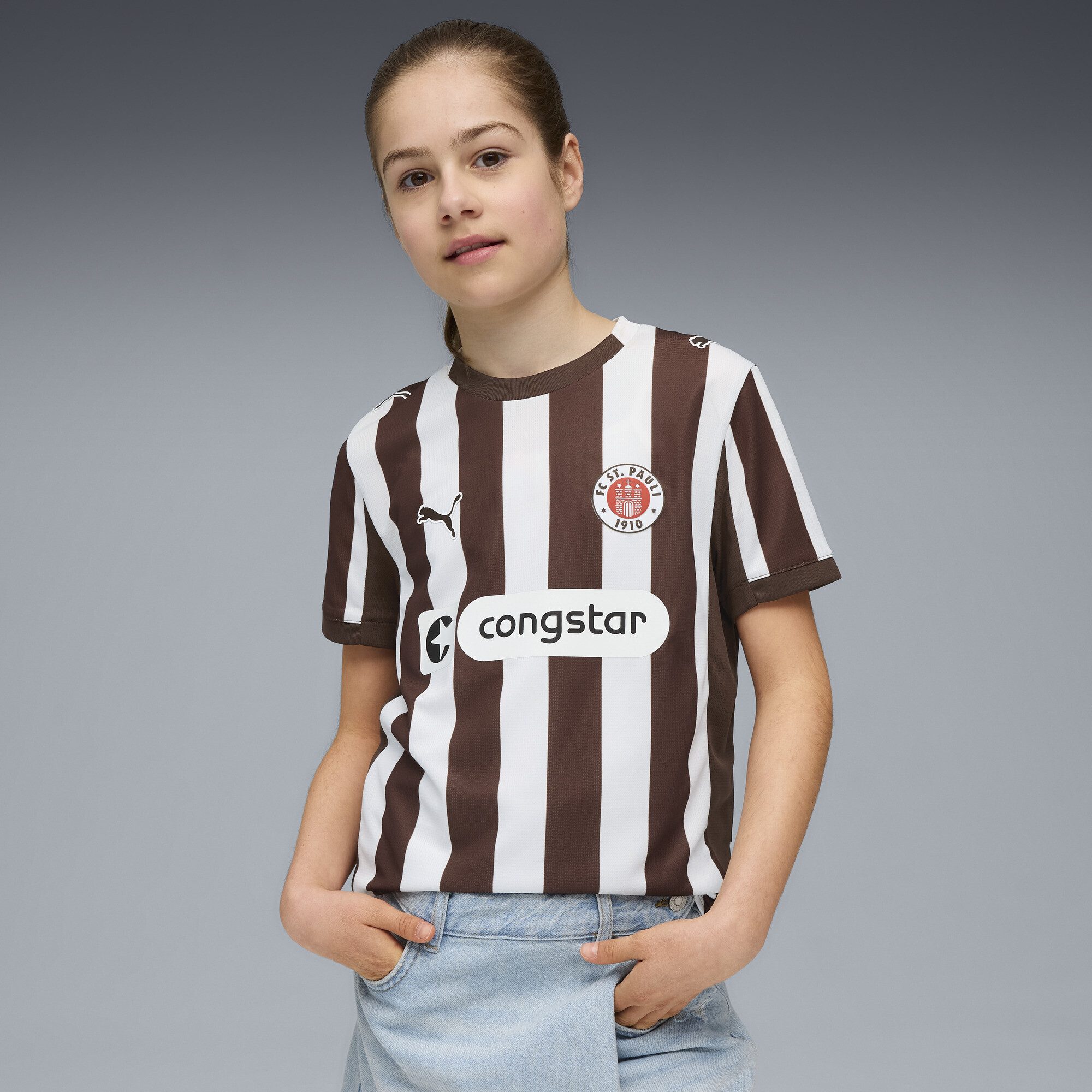 PUMA Trainingsshirt FC St. Pauli 25/26 Heimtrikot Jugendliche
