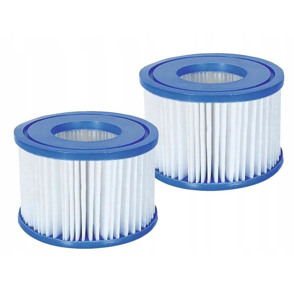 BESTWAY Pool-Filterkartusche Whirlpool-Filtereinsatz Pumpenfilter, Zubehör für Lay-Z-Spa Poolpumpen, waschbar, wiederverwendbar, robustes Vliesmaterial