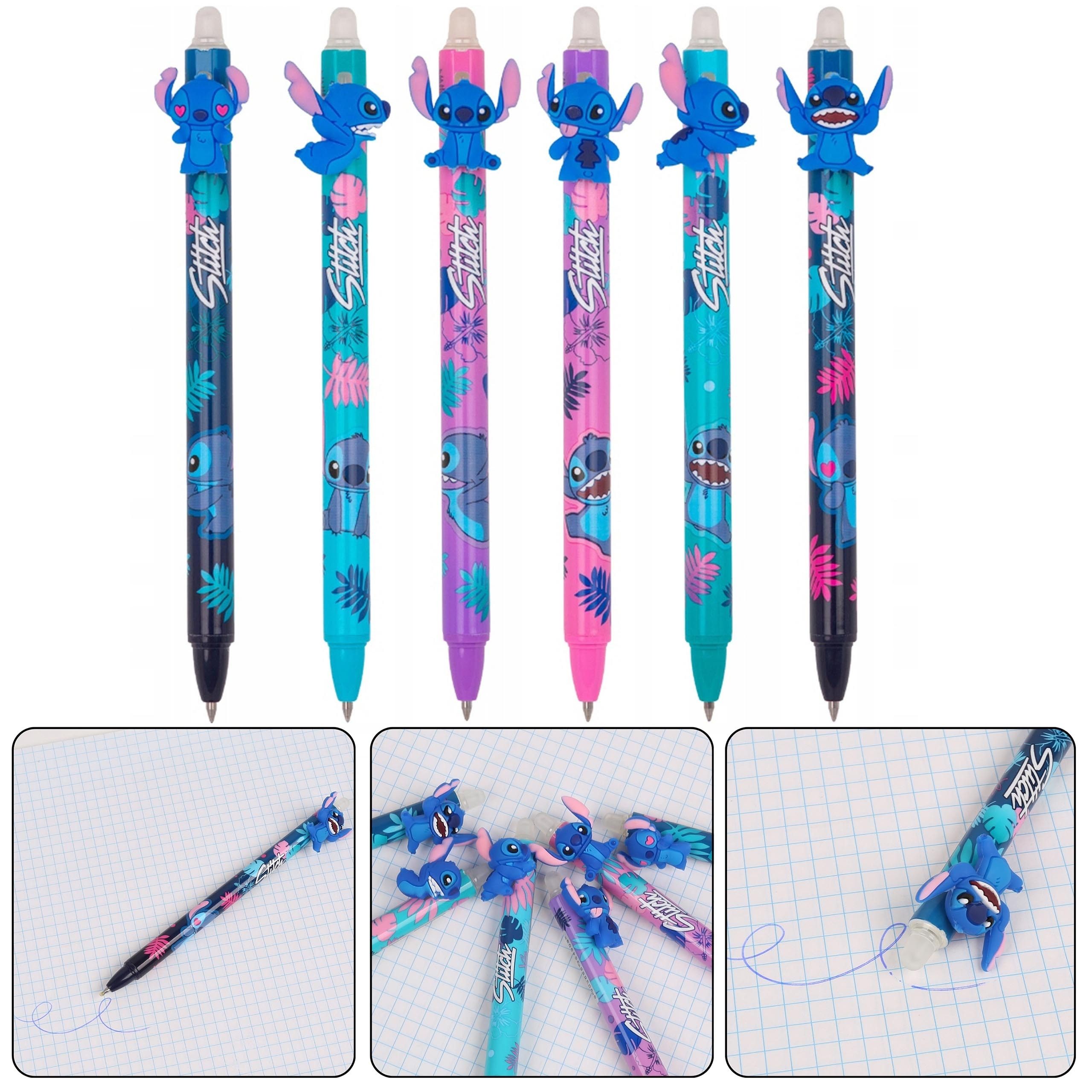 Sarcia.eu Gelschreiber DISNEY Stitch Gelschreiber,automatisch löschbar, blaue Tinte, 0,7mm