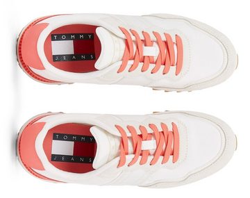 Tommy Jeans TJW RETRO RUNNER Keilsneaker mit farbenfrohem Kontrast, Freizeitschuh, Halbschuh, Schnürschuh