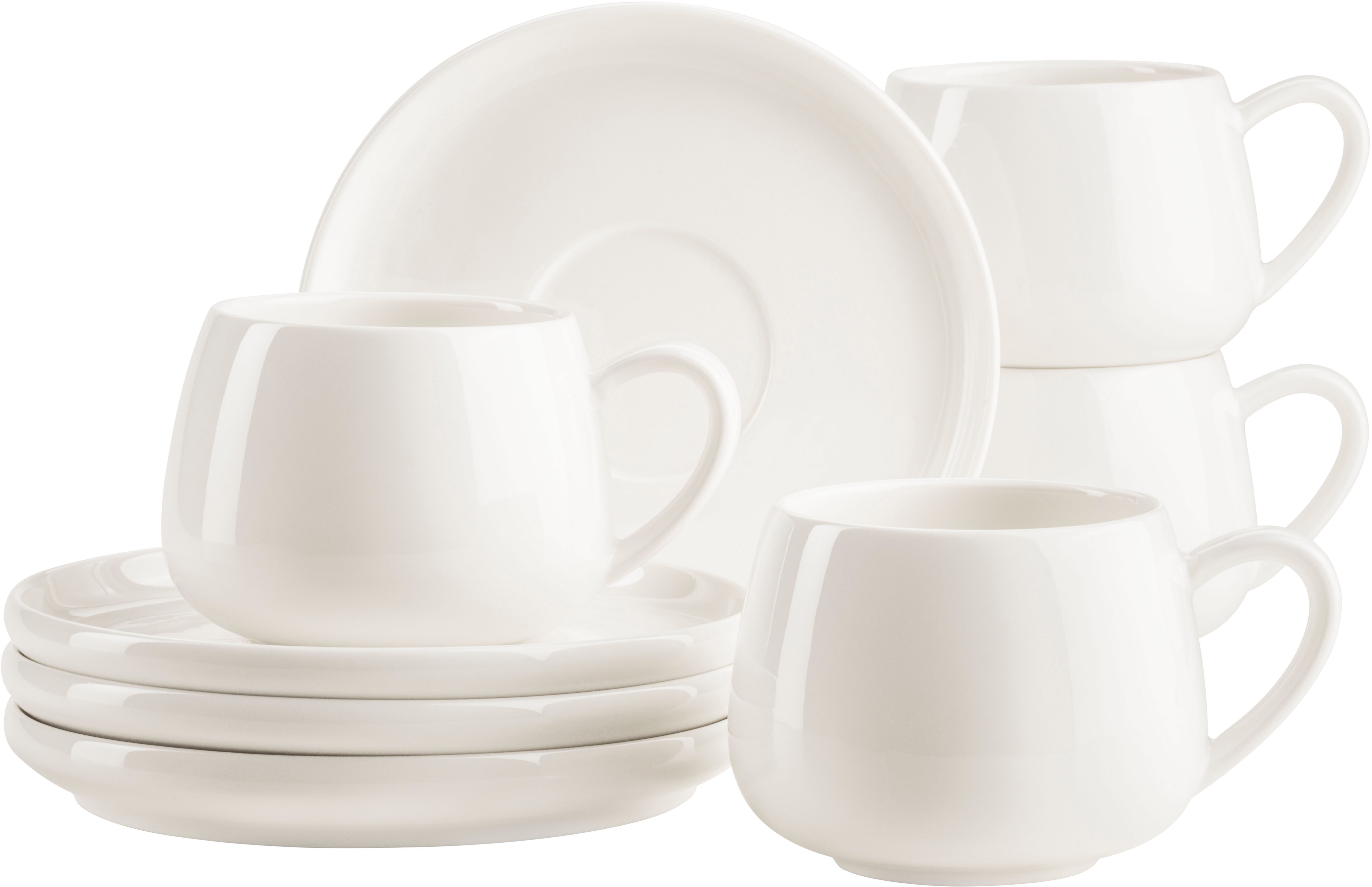 MÄSER Tasse Taya, 4-tlg., Porzellan