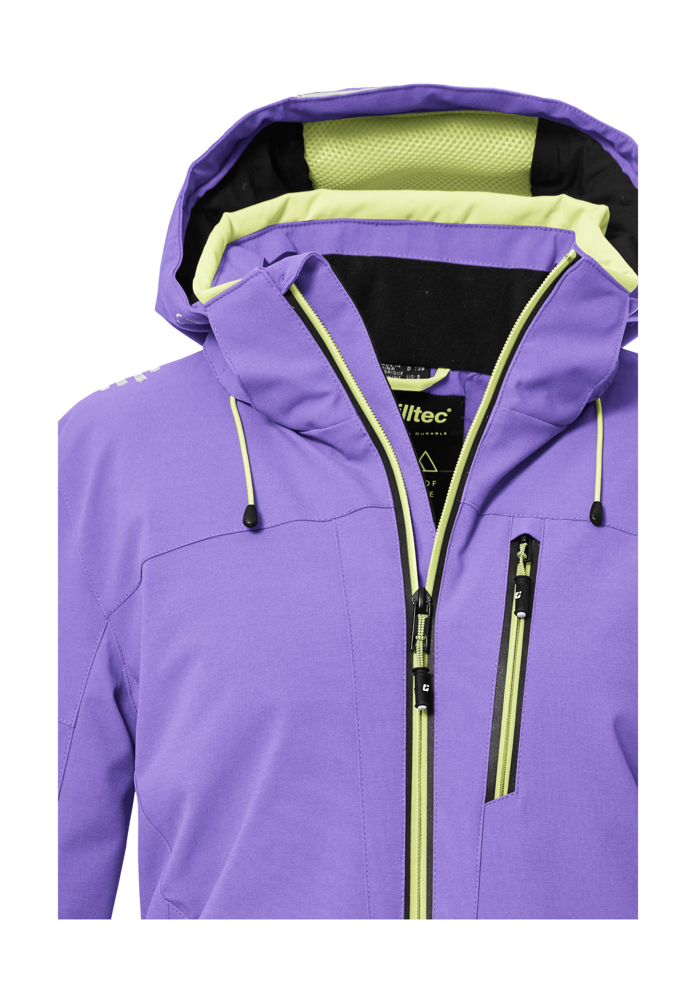 Killtec Skijacke KSW 81 WMN SKI JCKT Wasserdichte, atmungsaktive Winterjacke mit abnehmbarer Kapuze