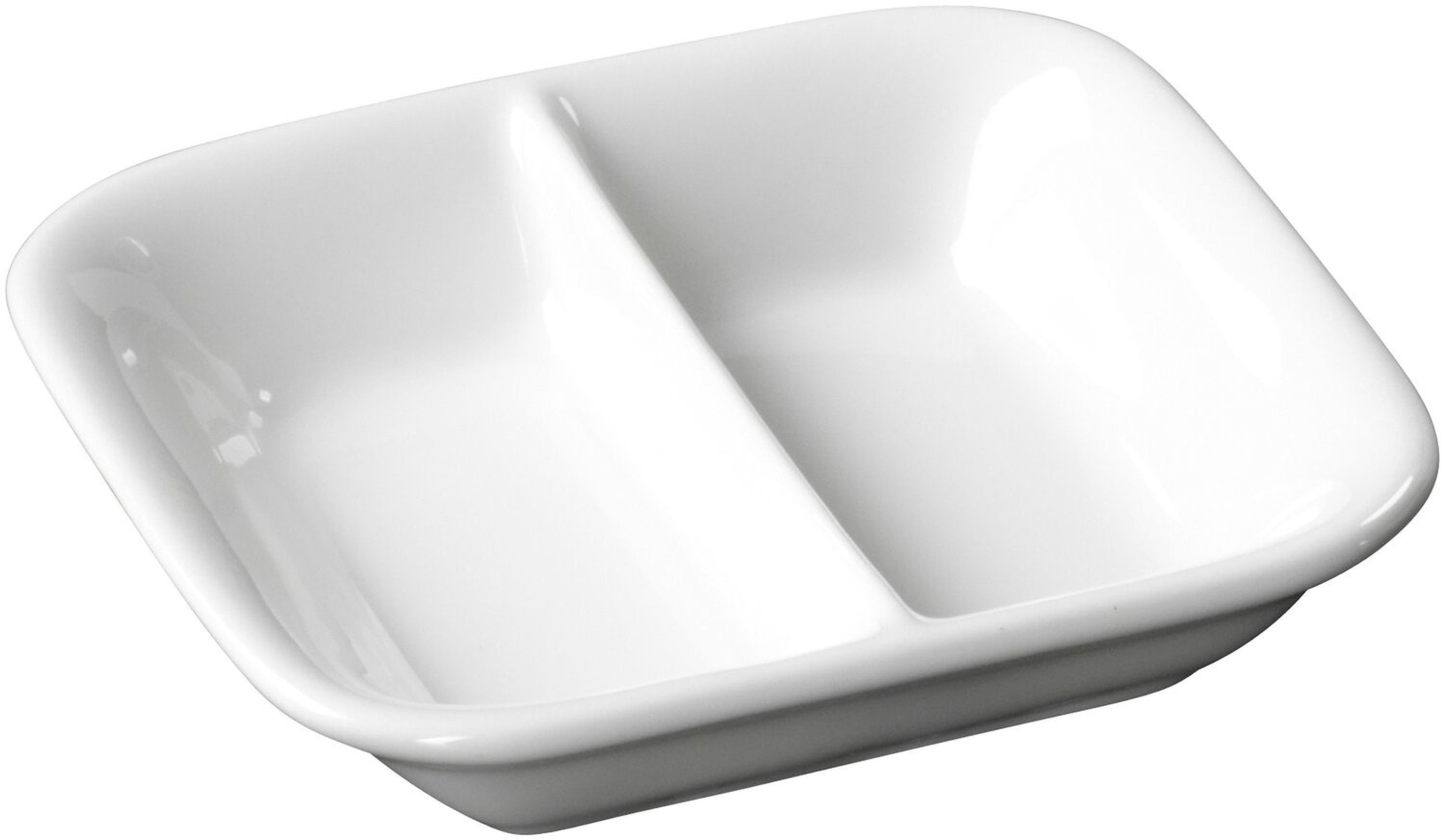 Ritzenhoff & Breker Dipschale Dipschale Gusto 9x9 cm Porzellan weiss, Porzellan, Kombinierbar