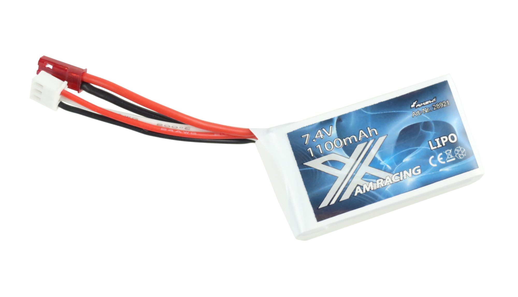 RC-Bagger Amewi LiPo Akku 2S 7,4V 1100mAh AMX RACING