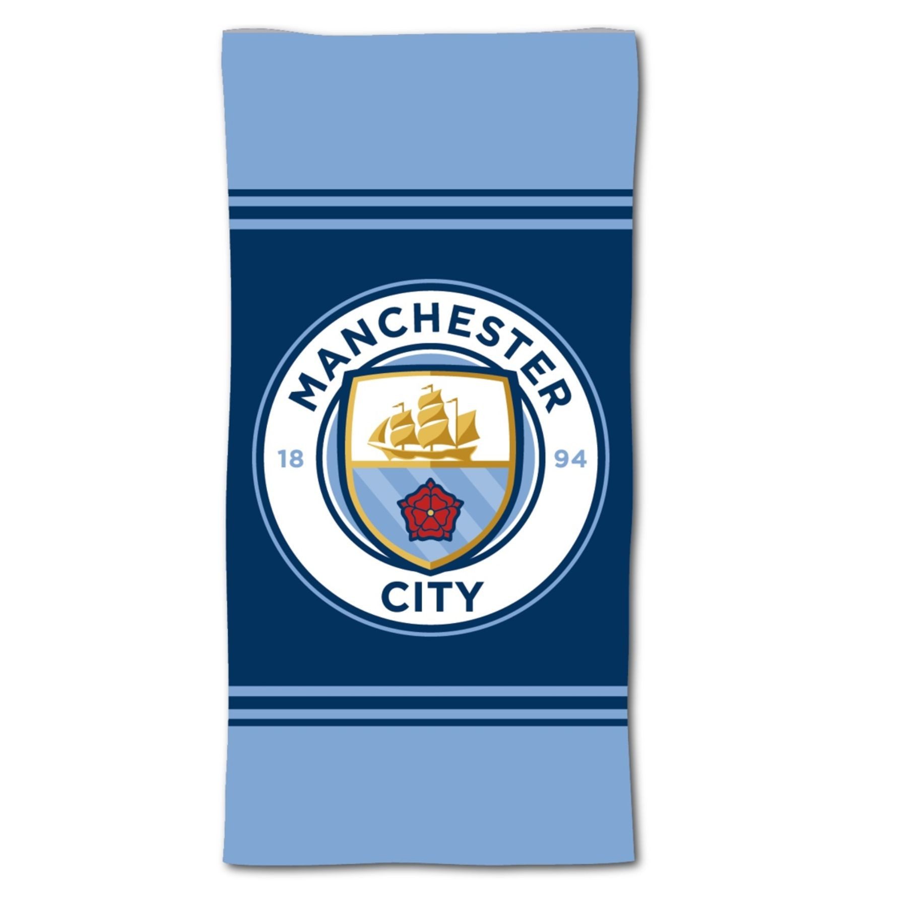 Manchester City Strandtuch Handtuch Badehandtuch 70x140 cm aus Mikrofaser, (1-St)