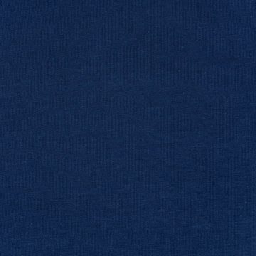 SCHÖNER LEBEN. Stoff Sweatstoff kuschelweich uni jeansblau 1,50m Breite, allergikergeeignet