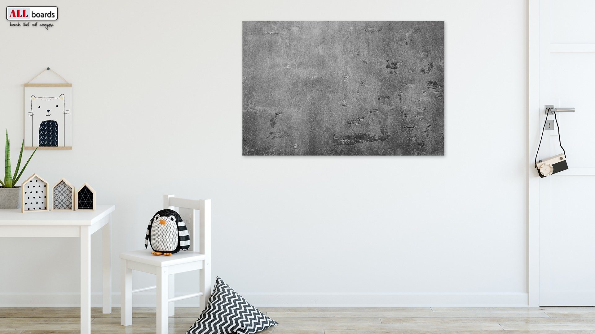 ALLboards Magnettafel ALLboards Metallische Magnettafel BETONMAUER günstig online kaufen