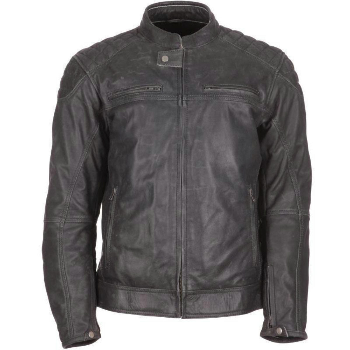 Modeka Motorradjacke Modeka Member Lederjacke schwarz atmungsaktiv