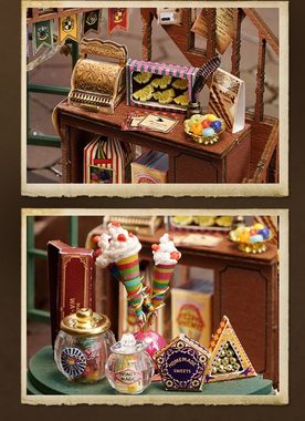 Cute Room 3D-Puzzle Puppenhaus Miniatur DIY Modellbausatz Zauberladen, Puzzleteile, DIY Miniatur Modellbausatz zum basteln-Zauberflaschen-Serie