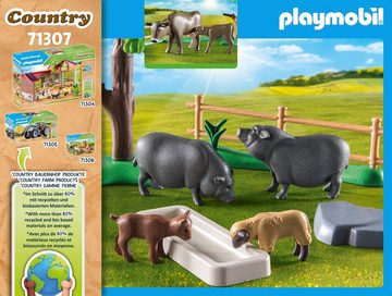 Playmobil® Konstruktions-Spielset Bauernhoftiere (71307), Country, (24 St), teilweise aus recyceltem Material; Made in Germany