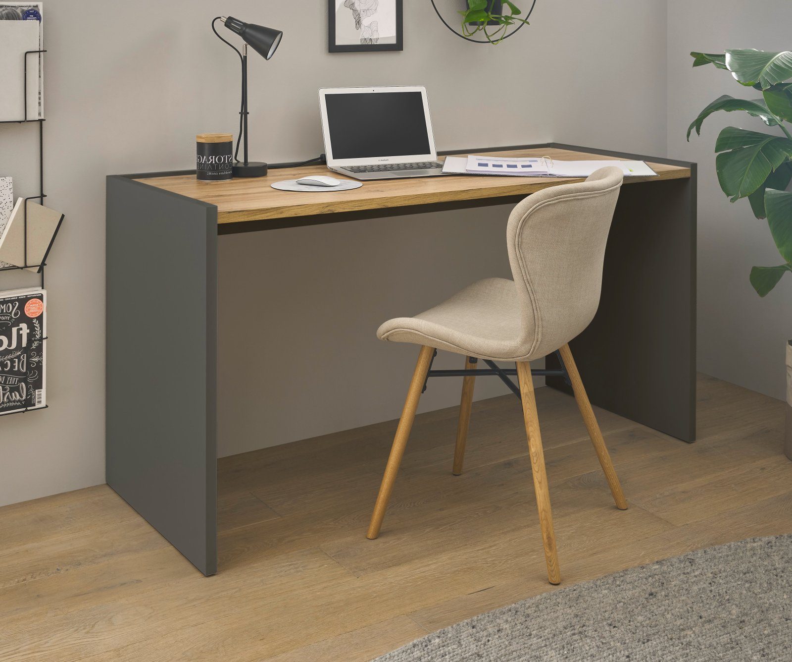 Furn.Design Schreibtisch Center (Laptoptisch in matt günstig online kaufen