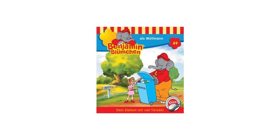 Hörspiel-CD Benjamin Blümchen 049 - als Müllmann
