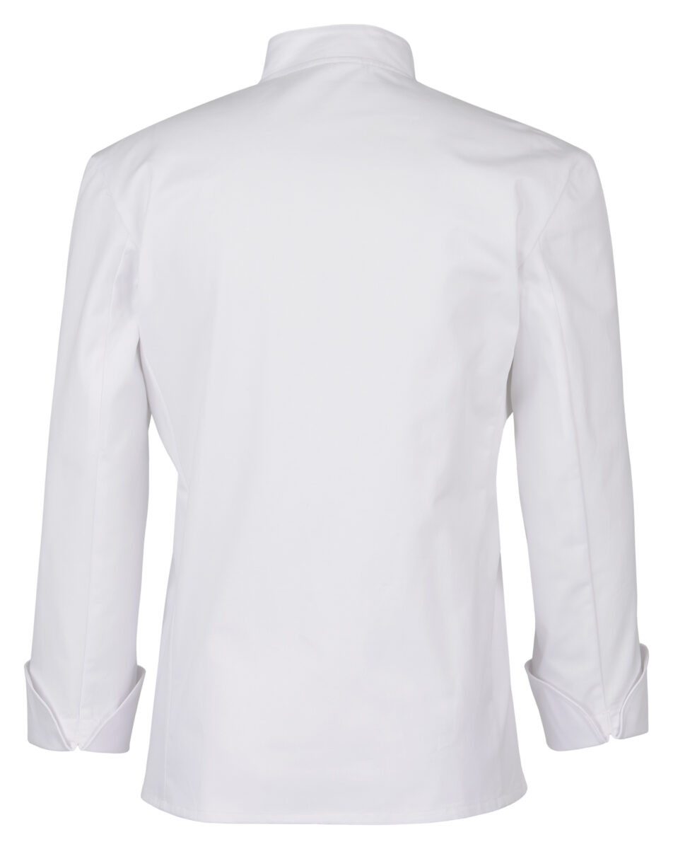 BEB Arbeitsjacke beb GASTRO Herren KOCHJACKE Stehkragen Baumwolle Weiß