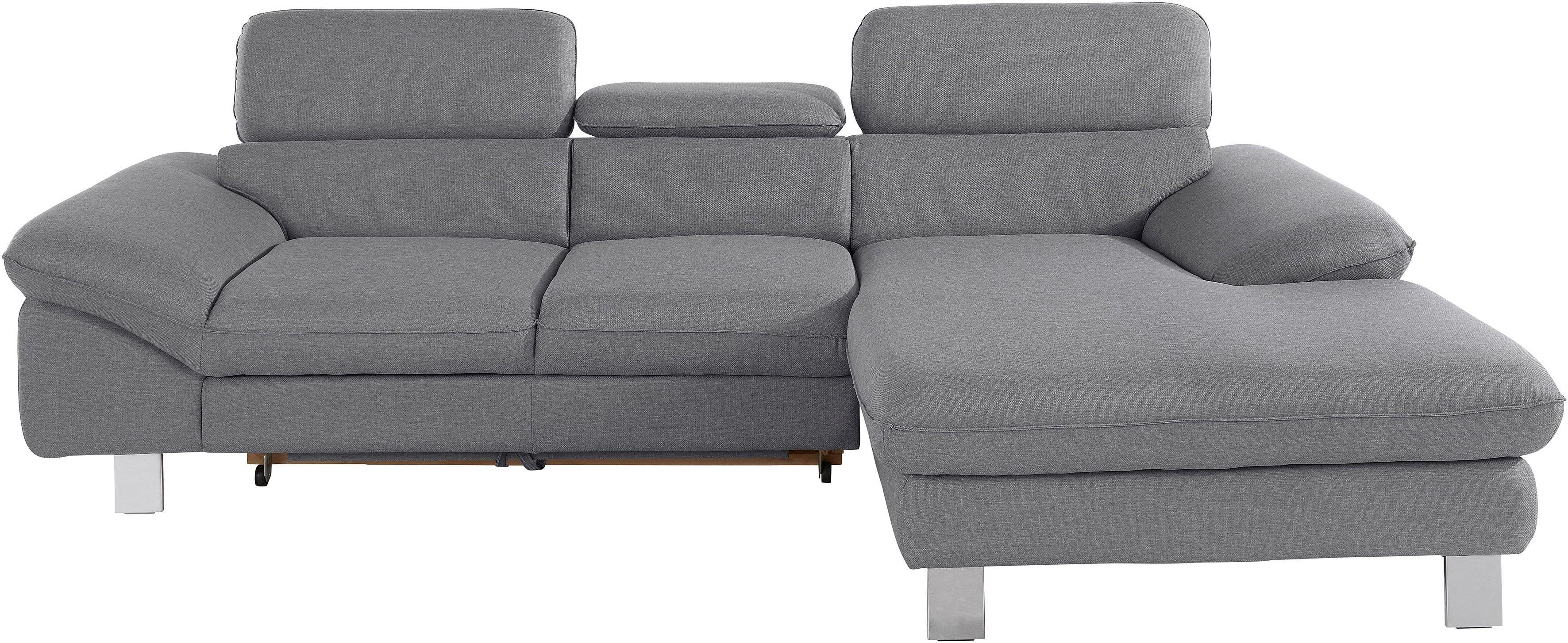 COTTA Ecksofa Driver L-Form, mit Kopfteilverstellung, günstig online kaufen
