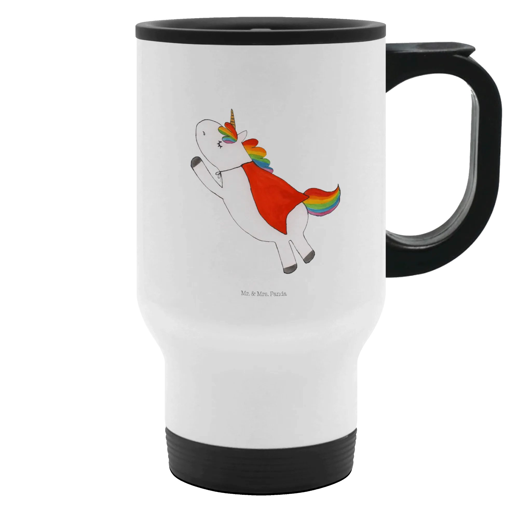Mr. & Mrs. Panda Термокружка Einhorn Super, Термокружка, Weiß, Girl, Einhörner, Unicorn, Reisebec, Edelstahl, Термокружка Modern Reisebecher Термокружка Elegant