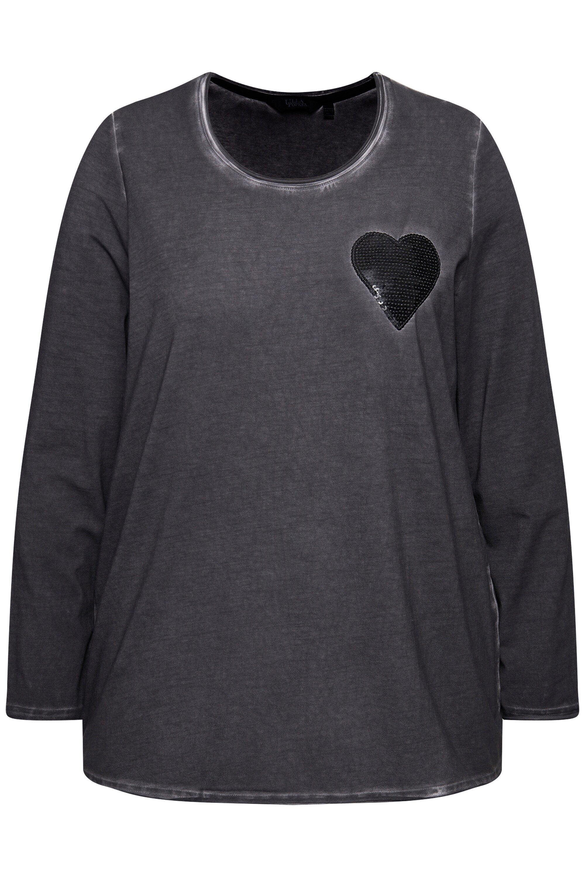 Ulla Popken T-Shirt Shirt cold dyed günstig online kaufen