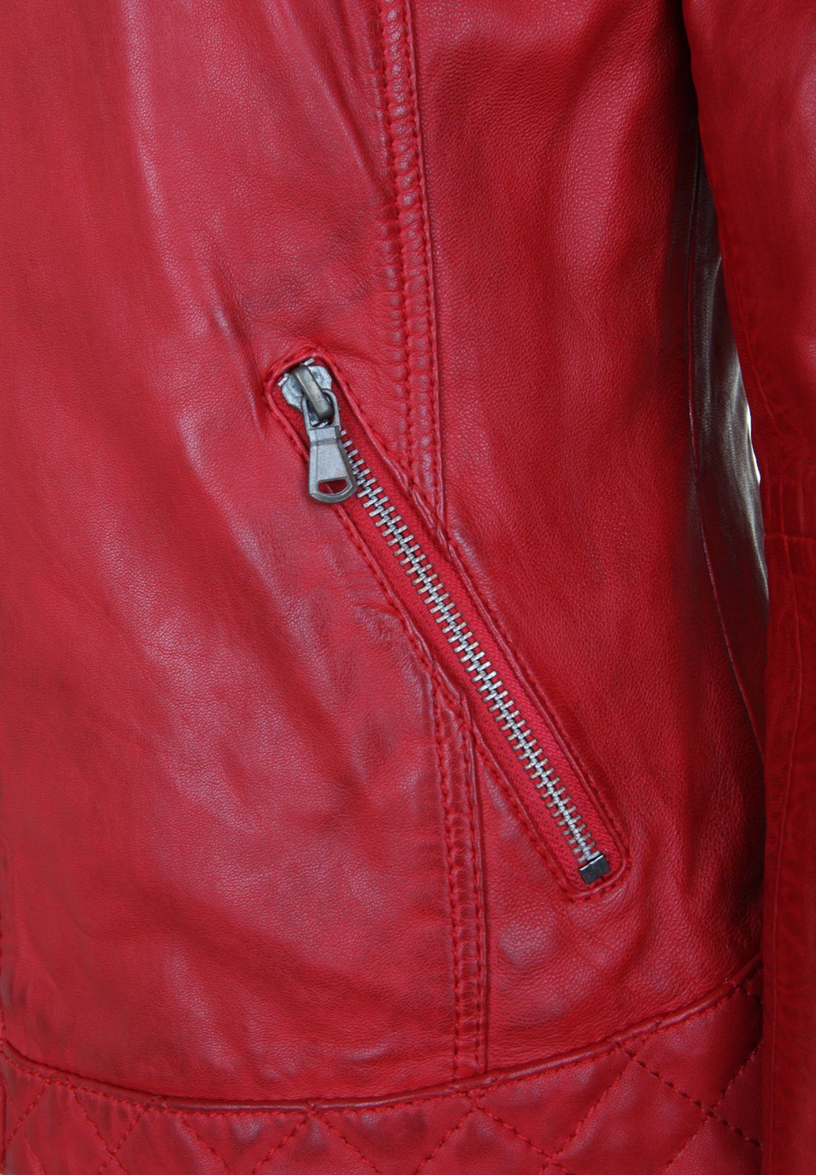 H.I.S SAIMINA RED . Lederjacke